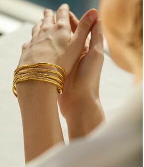 a. Armband Cleo- Gold