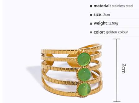 a. Ring- Three/ Green