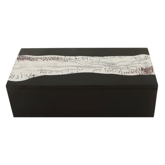 Box Resin black- stripe