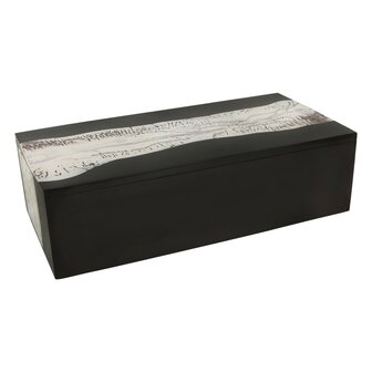 Box Resin black- stripe