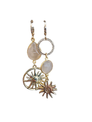 Oorbellen Sun Beige