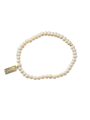&Agrave;rmband parel white YMMS