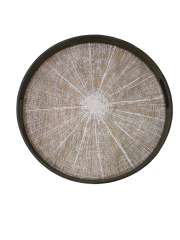 Ethnicraft Slice Mirror Dienblad brown &Oslash; 48cm