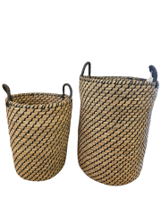 Manden rotan set van 2