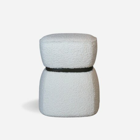 Ottoman Boucle- creme 