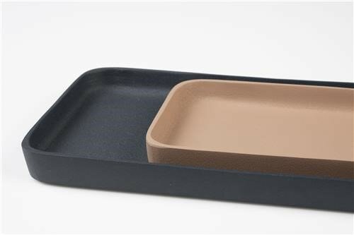 Tray set grijsblauw en rose 