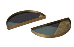 Ethnicraft Geometric Mini Tray - per 2 Ethnicraft Geometric Mini Tray - per 2