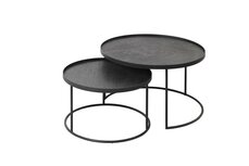 a. Ethnicraft Salontafel Set van 2, Small.  20726