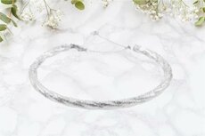 Armband Spang met ketting | Zilver