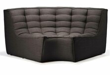 Hoekelement Oliver Grijs rond