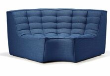 Hoekelement Oliver Blauw rond