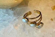 Ring Fresh Water Pearl | Triple