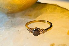 Ring Strass Purple Small | Maat 18