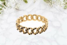 Ring Schakel Zwart — Maat 17