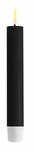 LED dinerkaars zwart 2 stuks D 2 x H 15cm
