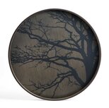 e. Ethnicraft Black Tree Dienblad, 20404. Ø 61cm e. Ethnicraft Black Tree Dienblad, 20404. Ø 61cm