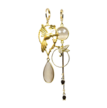 Oorbellen Champagne Bird