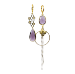 Oorbellen Purple Honey