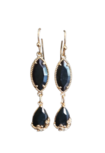 Oorbellen Black stones